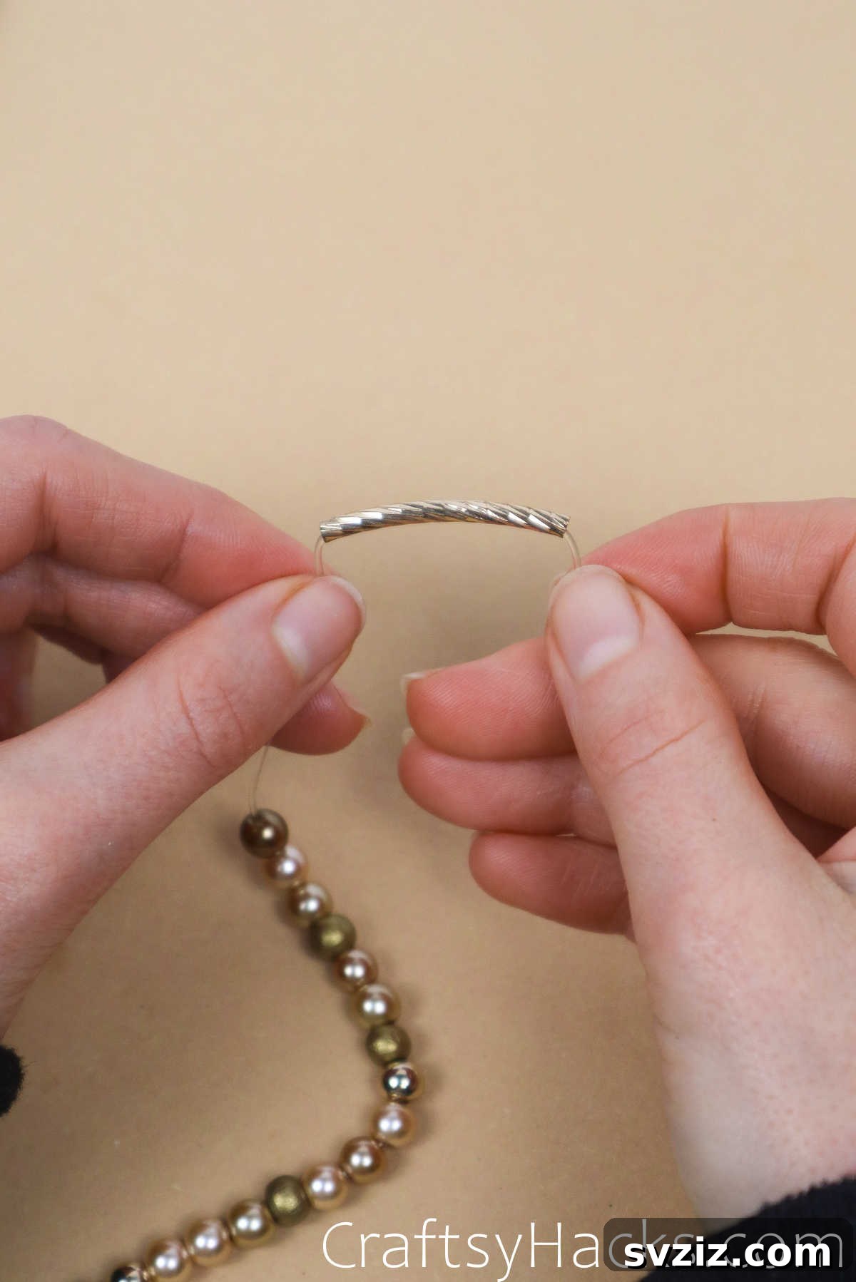 Craft Your Own Stylish Beaded Bracelets 28 tube bead
