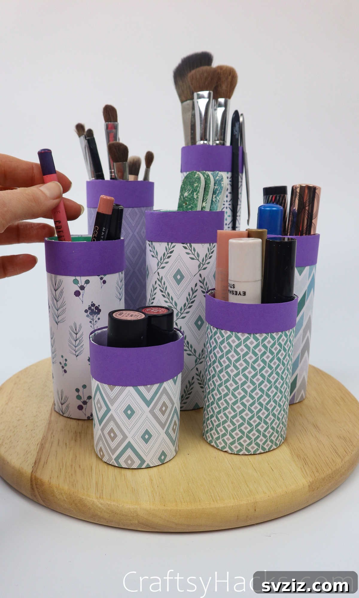 Craft Your Own Makeup Organizer 2 DIY Makeup Organizer craft