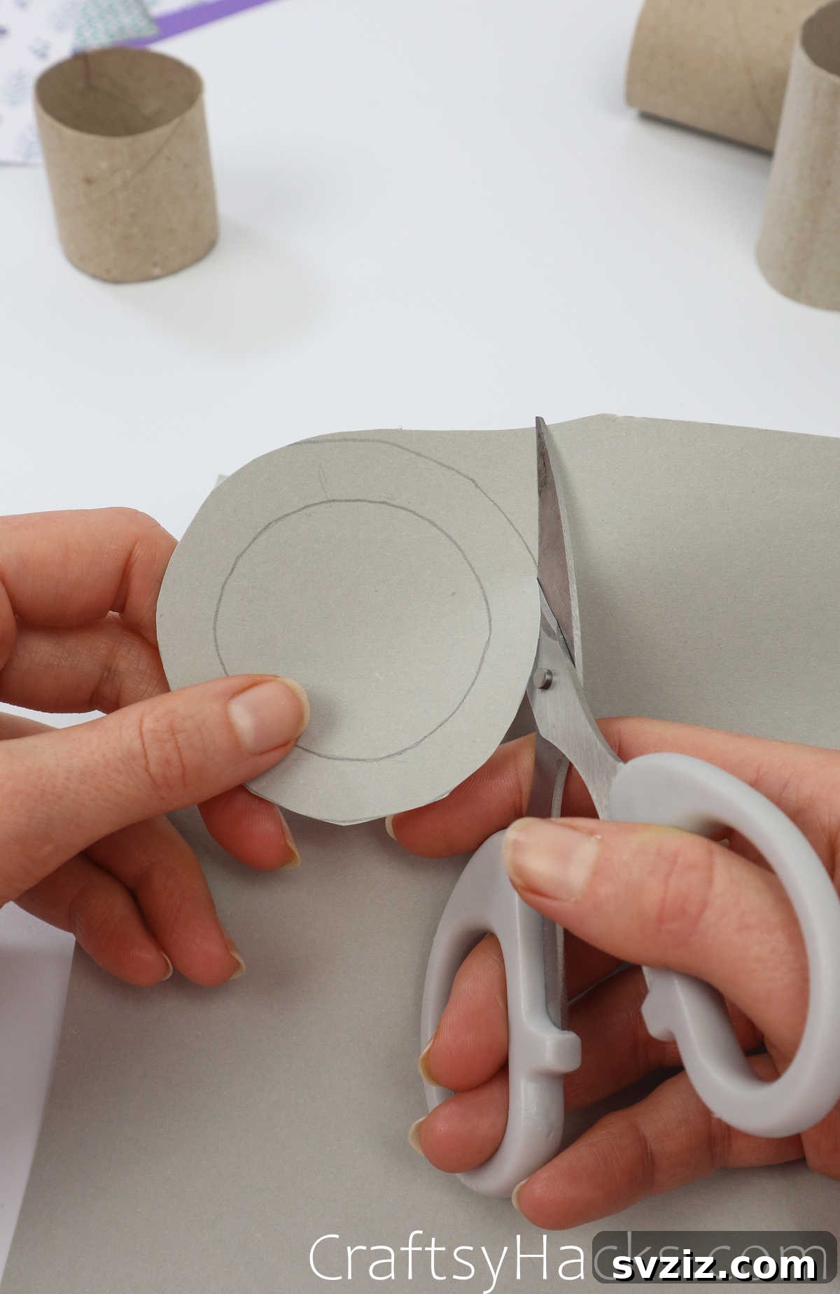 Craft Your Own Makeup Organizer 12 cut circles