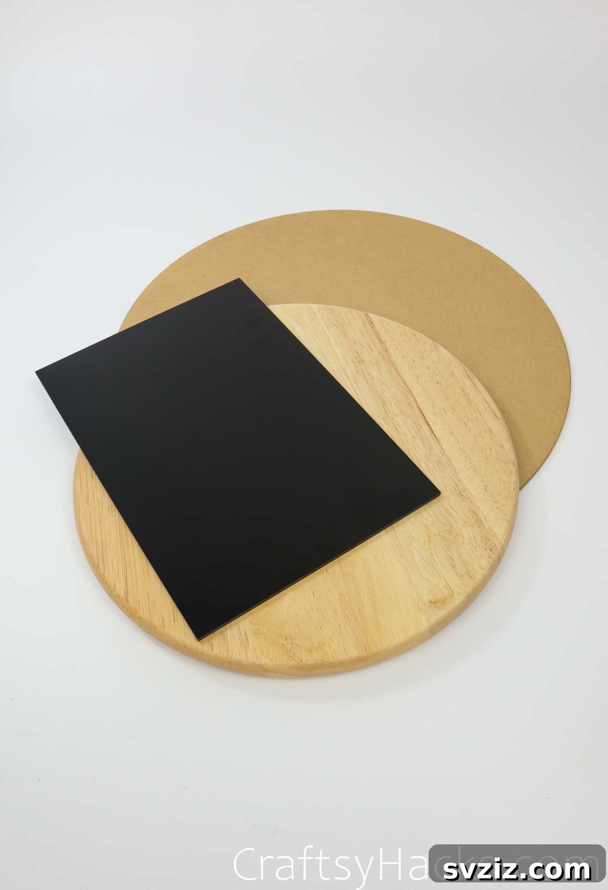 Craft Your Own Makeup Organizer 5 wood board, sheet of paper and cardboard