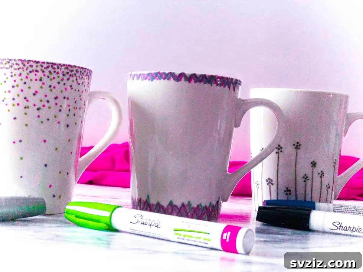 sharpie mugs