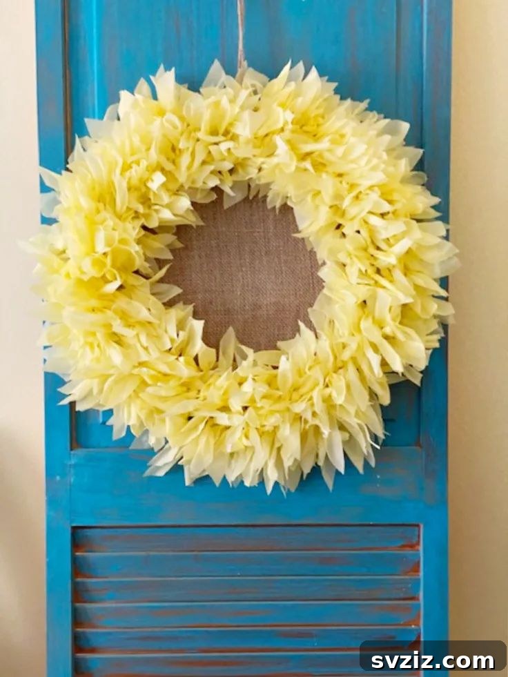 sunflower wreath