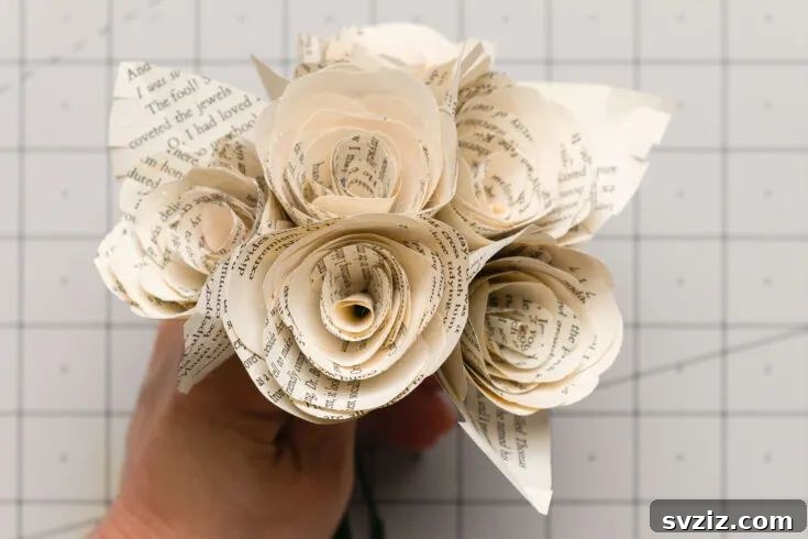 paper roses