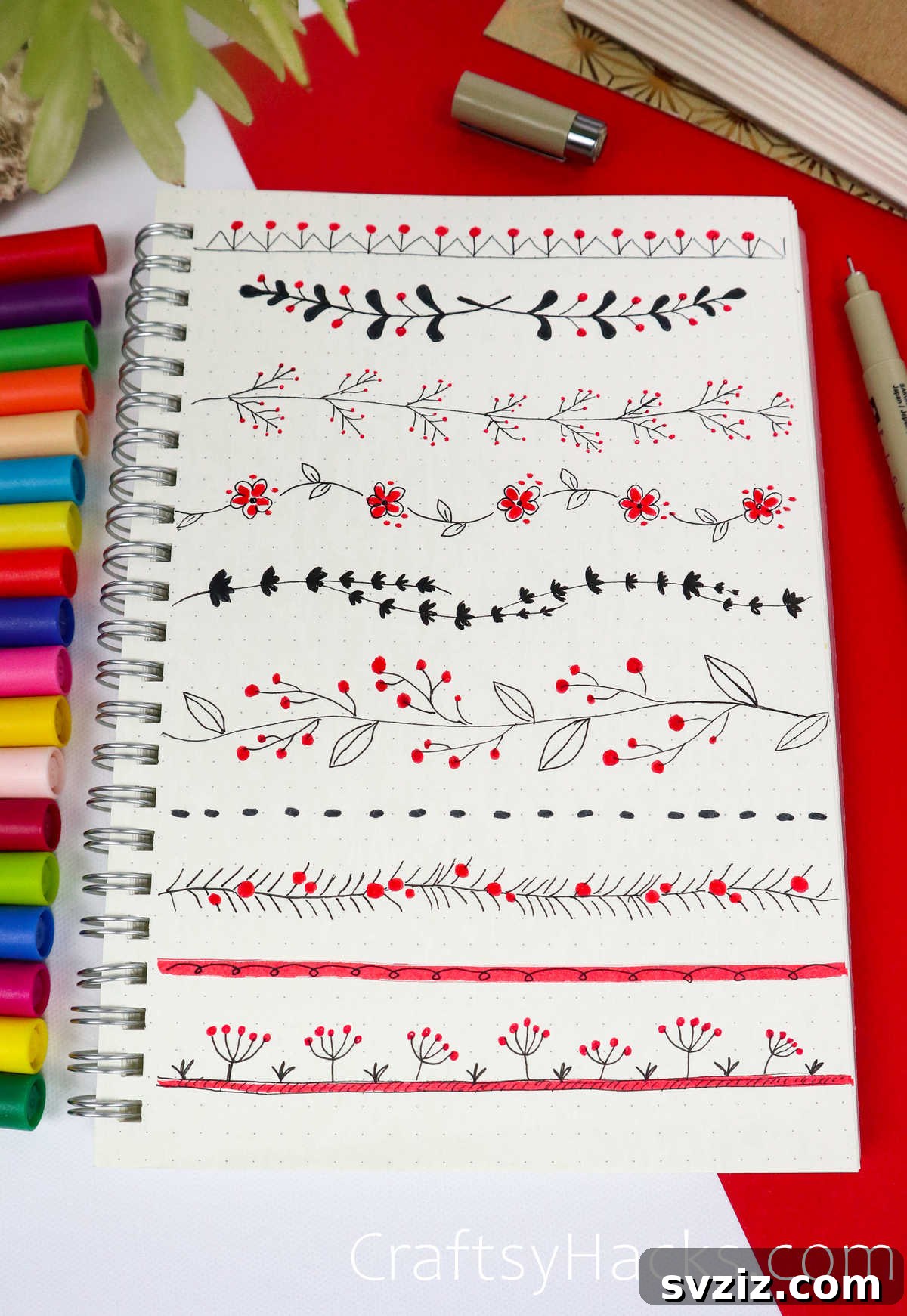 natural bullet journal dividers