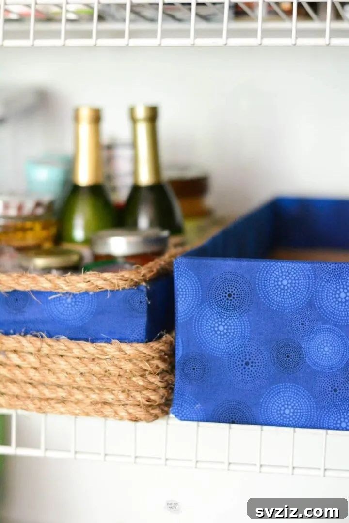 21 Brilliant Budget Organizing Hacks 22 DIY cloth storage baskets made from repurposed cardboard boxes and fabric