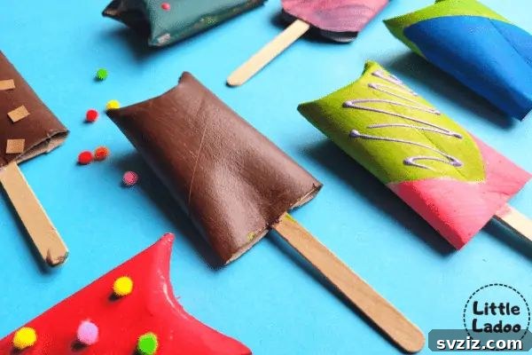 21 Ingenious Ways to Repurpose Toilet Paper Tubes 21 popsicle craft