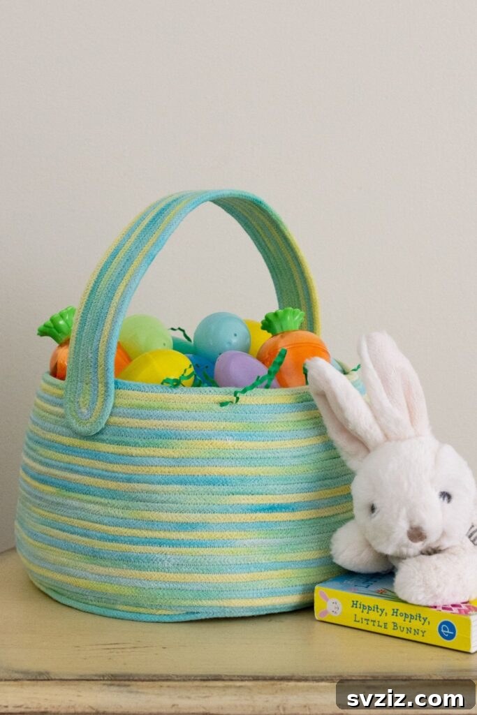 Woven Wonders: 21 Creative Basket Organization Ideas 15 DIY Rope Easter Basket