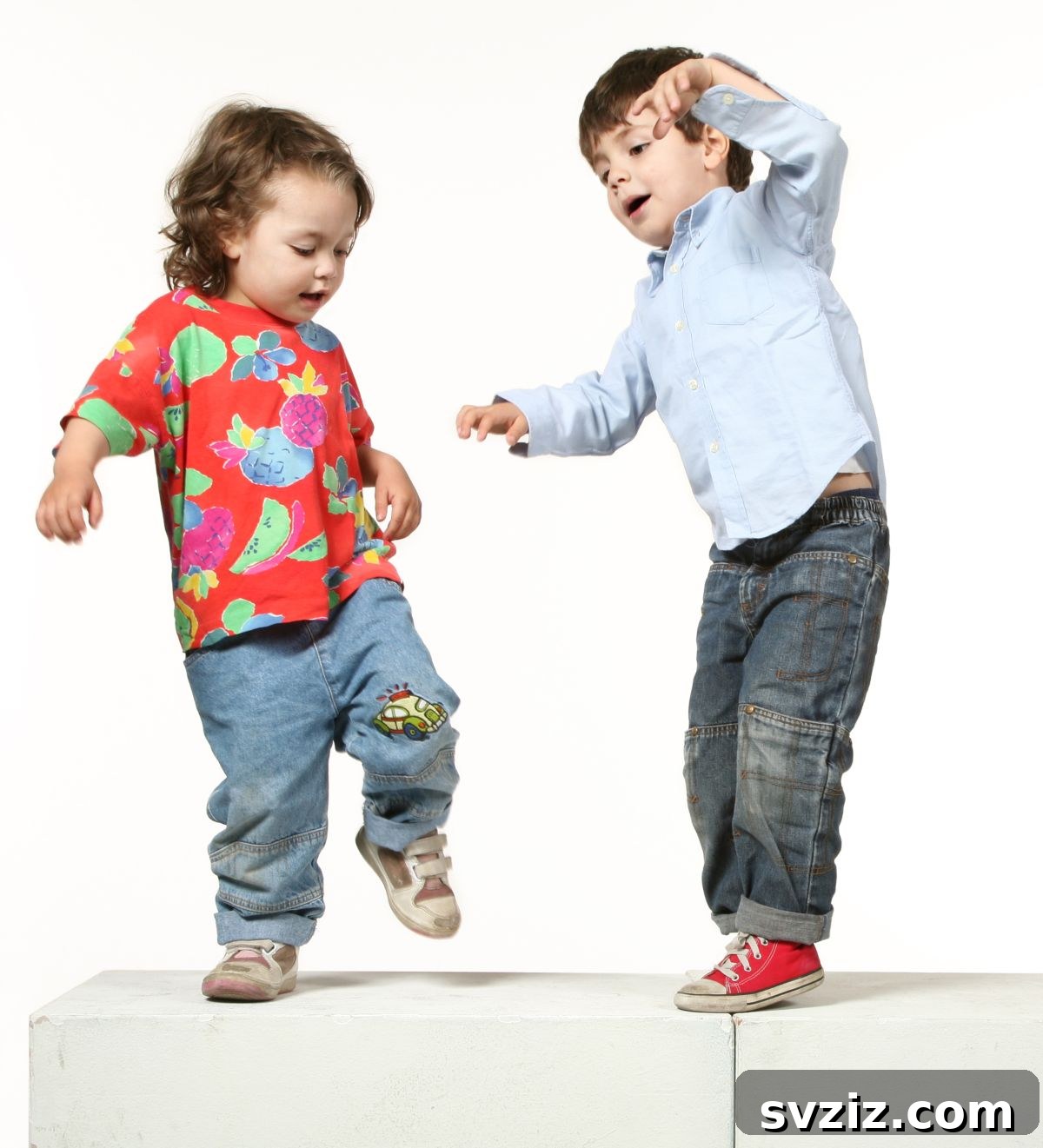 Kids playing Freeze Dance, showing focus and listening skills