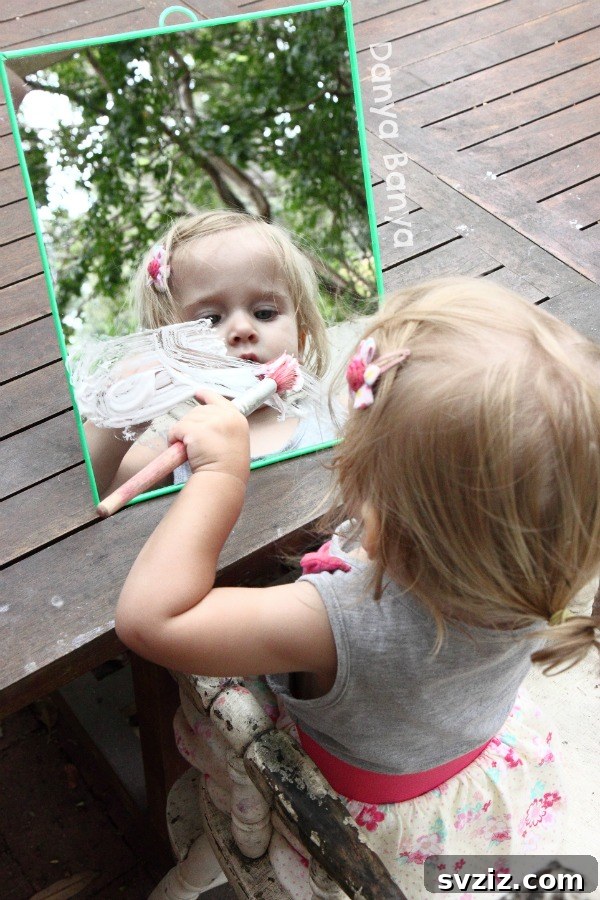 shaving cream and mirrors