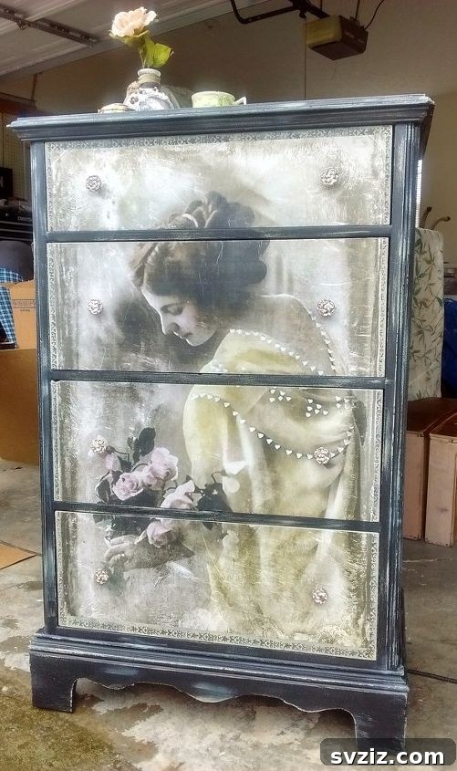 15 Brilliant DIY Furniture Flips 11 painted drawers as art