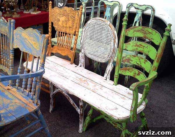 15 Brilliant DIY Furniture Flips 8 chair bench DIY project