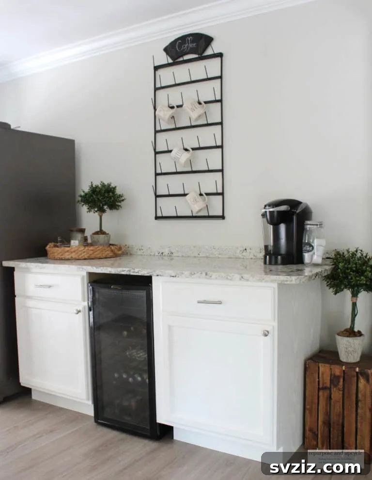 Forge Your Fortress: 17 DIY Man Cave Projects 12 Handmade rustic beverage bar with cooler and storage