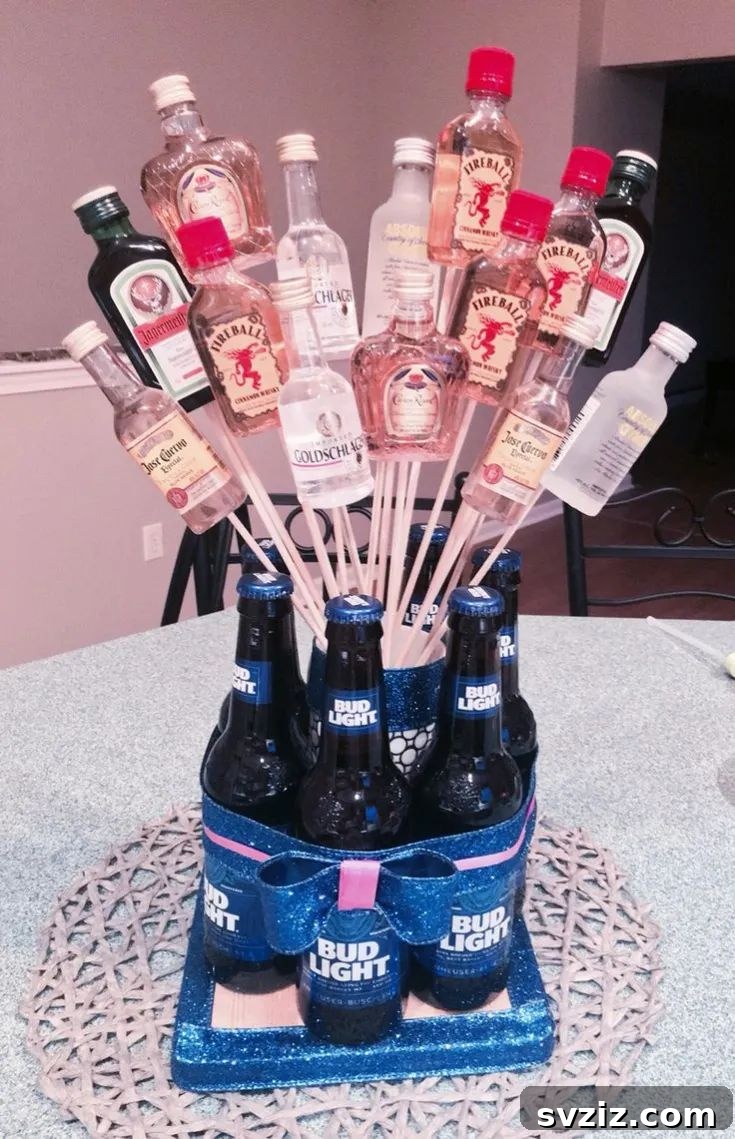 Forge Your Fortress: 17 DIY Man Cave Projects 15 Creative DIY beer bouquet gift for men
