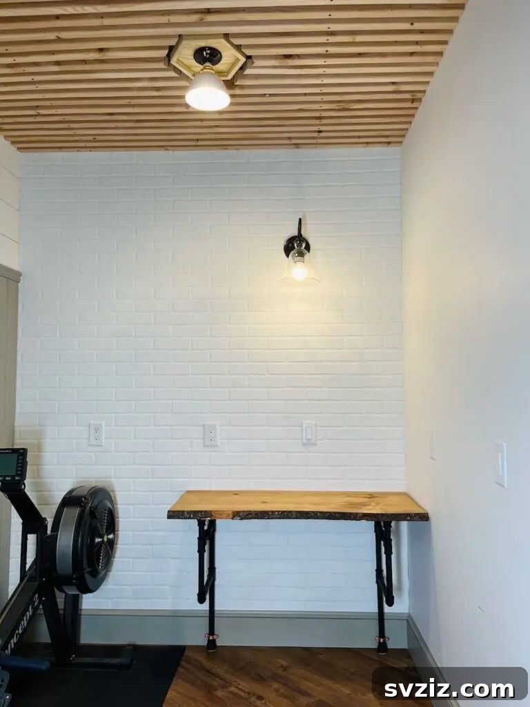 Forge Your Fortress: 17 DIY Man Cave Projects 4 DIY faux brick wall panels for an industrial man cave look
