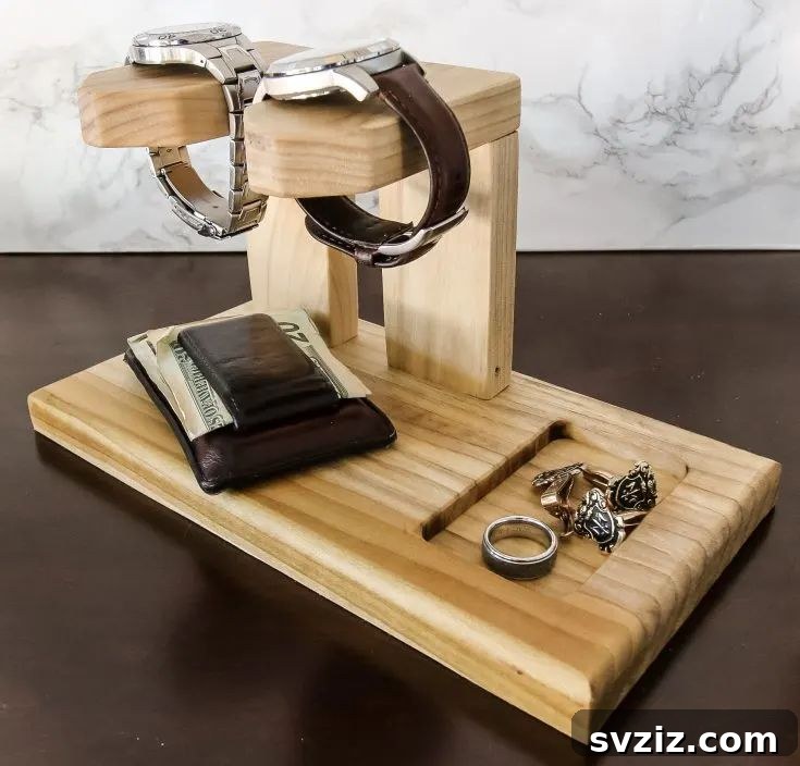 Forge Your Fortress: 17 DIY Man Cave Projects 10 Handmade men's watch holder for displaying a watch collection
