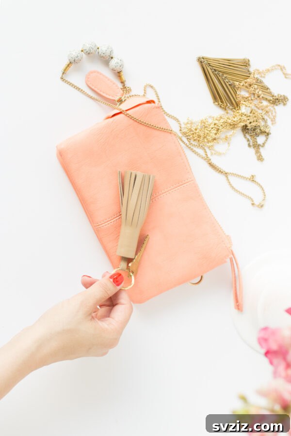 41 Unforgettable Experiences for Teens 14 Stylish DIY leather tassel key ring