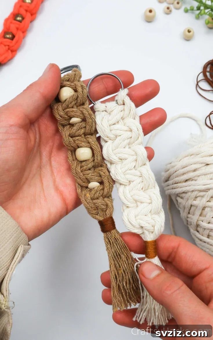 41 Unforgettable Experiences for Teens 19 Easy macrame keychain craft for teens