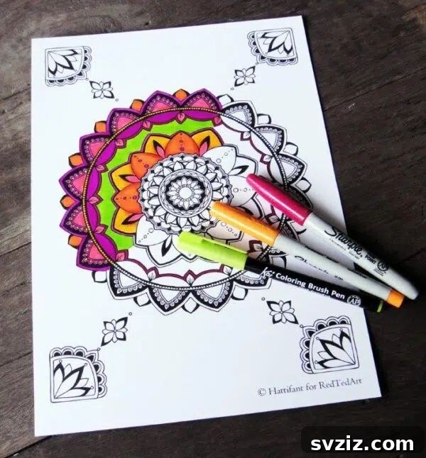 41 Unforgettable Experiences for Teens 42 Coloring mandalas for relaxation