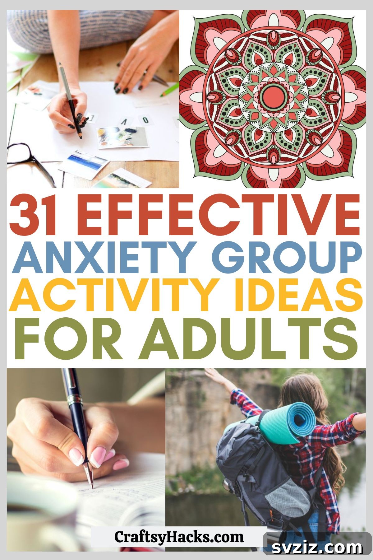 anxiety group activities for adults