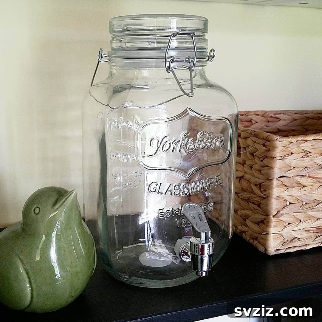 Liquid laundry detergents in vintage-inspired glass dispensers