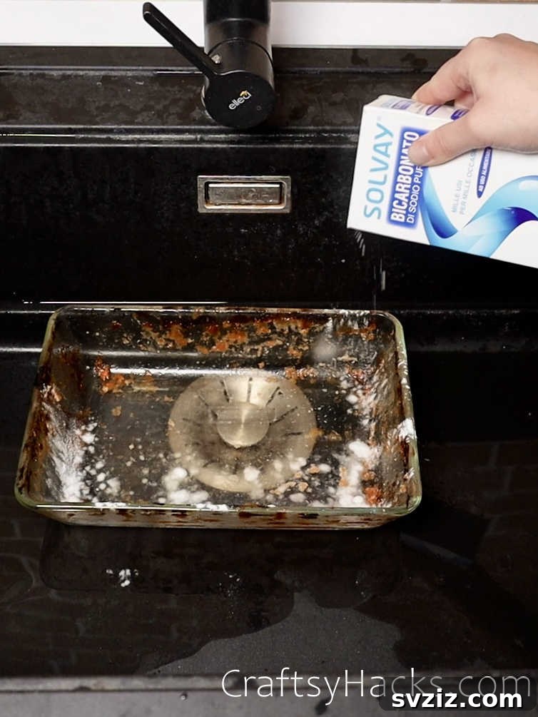15 Genius Stain Removal Hacks You Need to Know 9 Cleaning Grimy Glass Bakeware with Baking Soda and Dish Soap