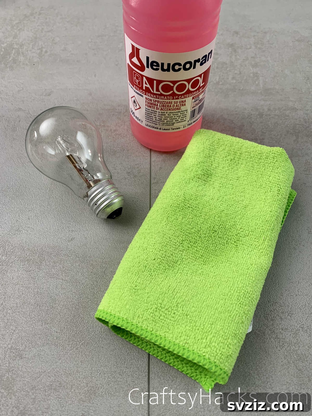 dust lightbulbs with a soft cloth