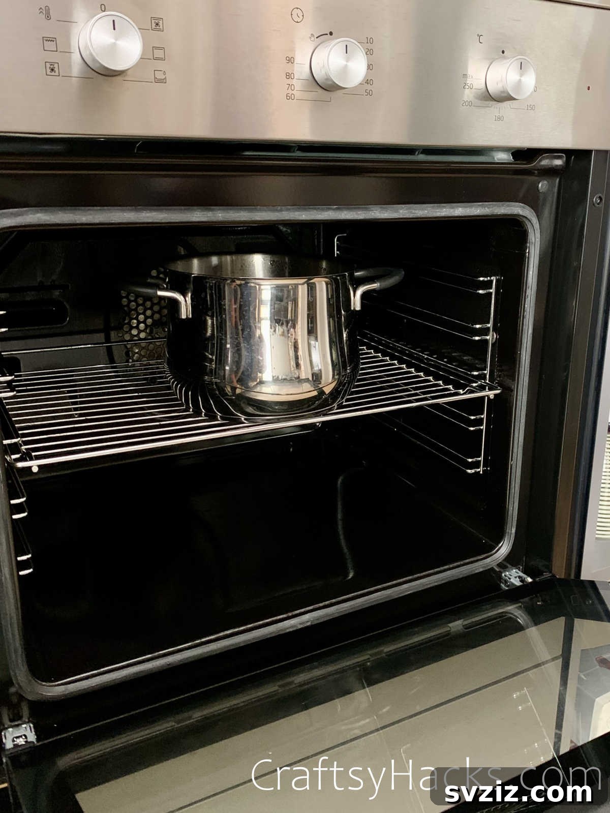 steam clean oven with vinegar