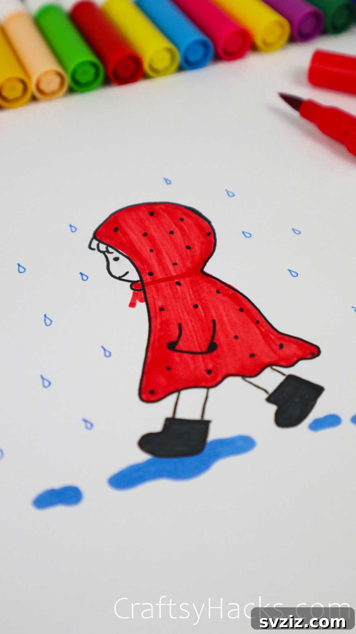 A collection of creative drawing ideas and hacks displayed on paper.