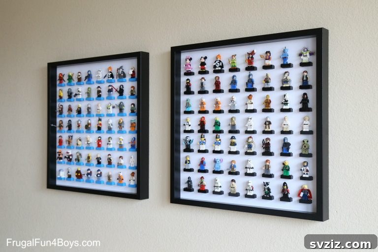 IKEA Frame to Display LEGO Minifigures