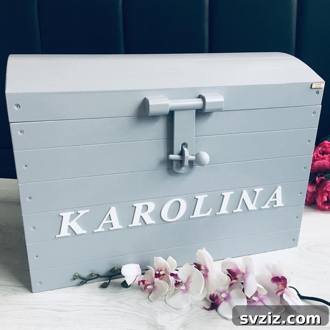 Handmade Toy Chest for Kids' Room