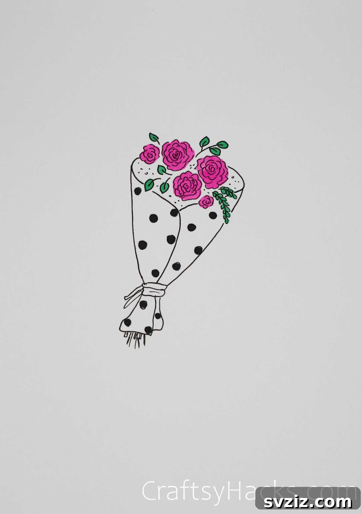 Effortless Roses: 17 Drawing Prompts 7 bouquet of roses drawing