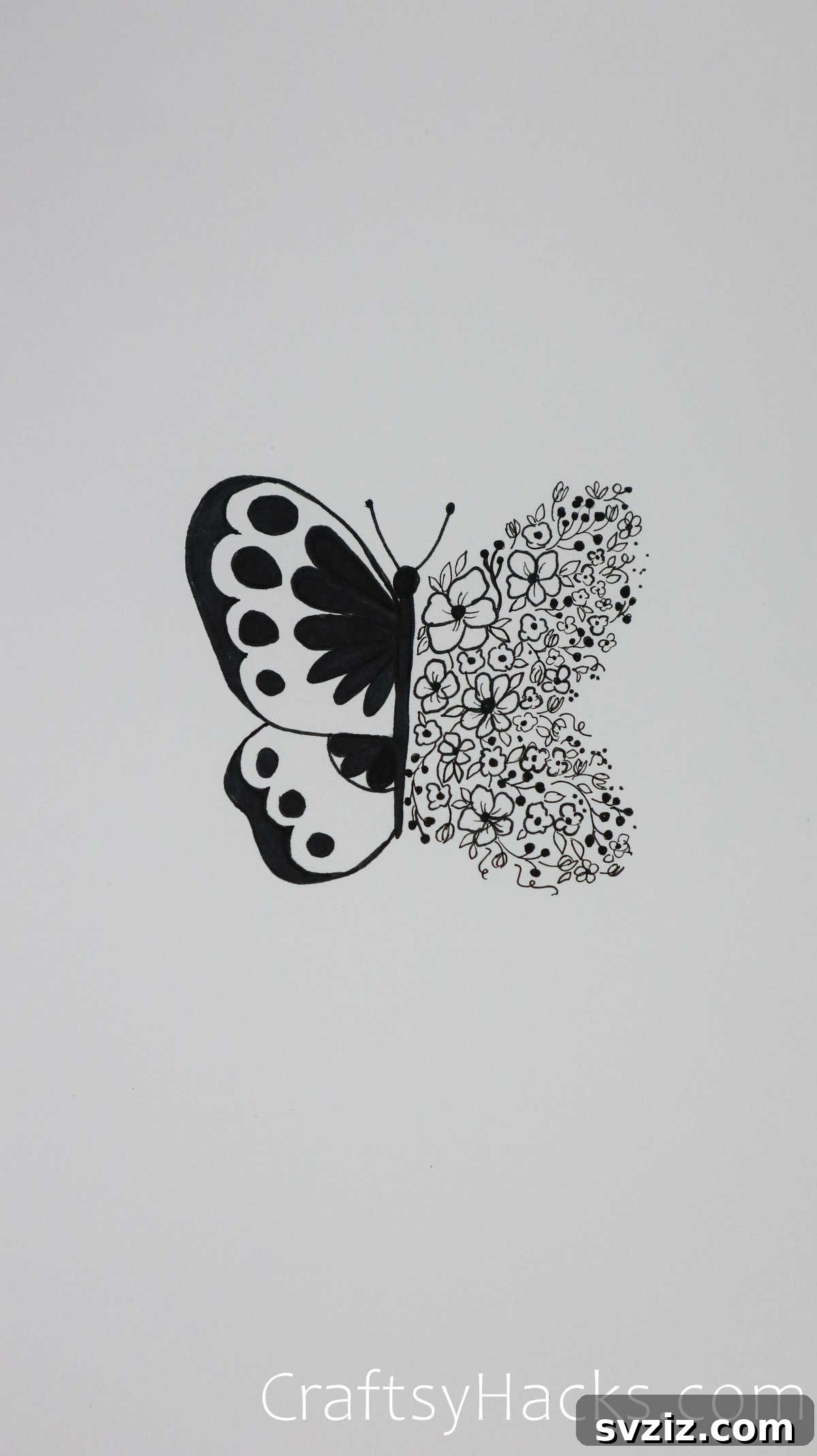 floral butterfly