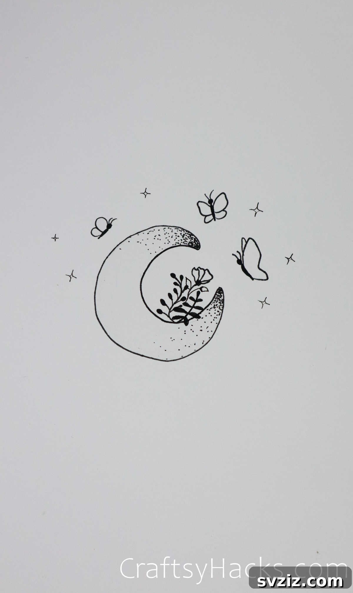 butterflies on the moon
