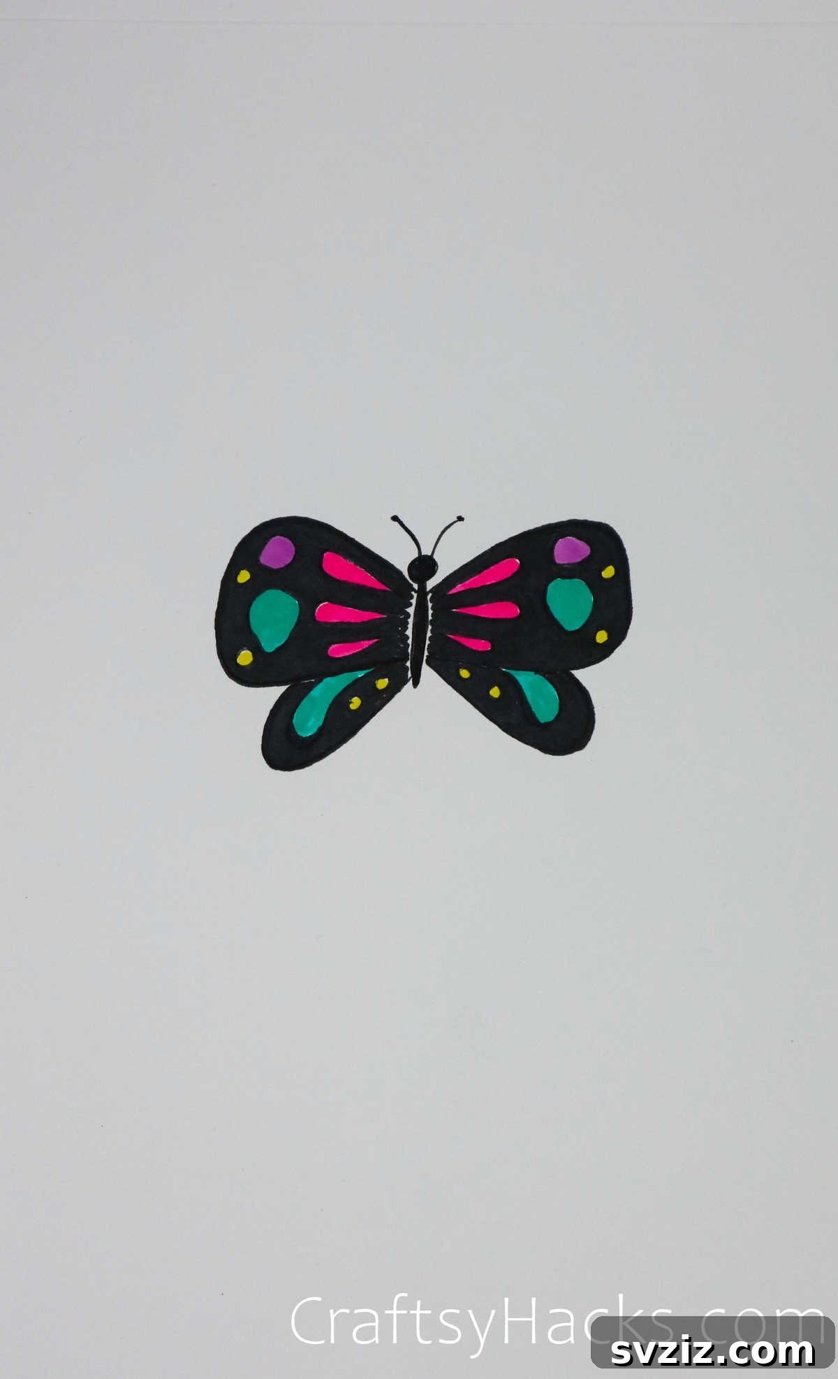 neon butterfly