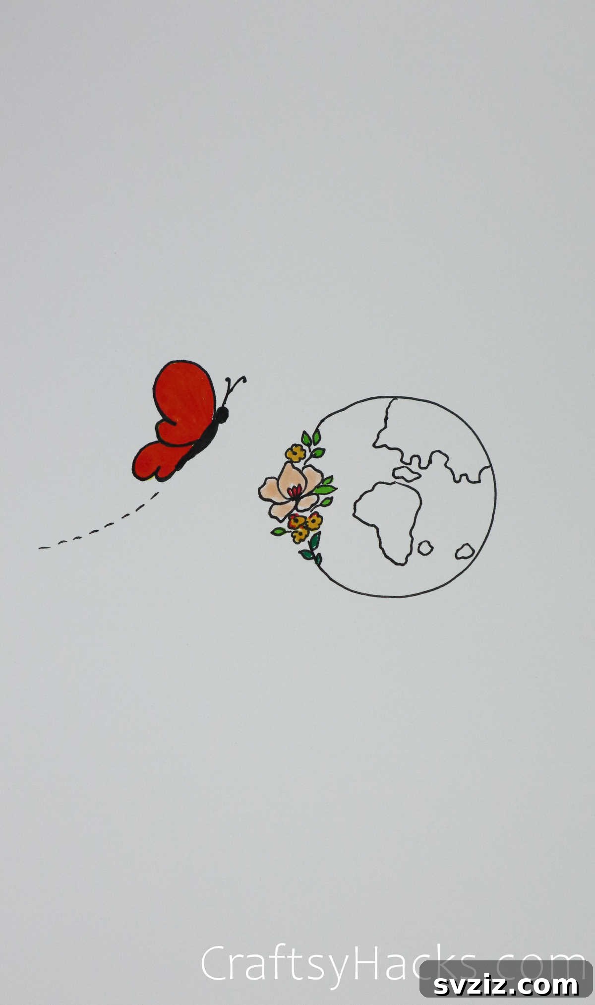 butterfly and the world