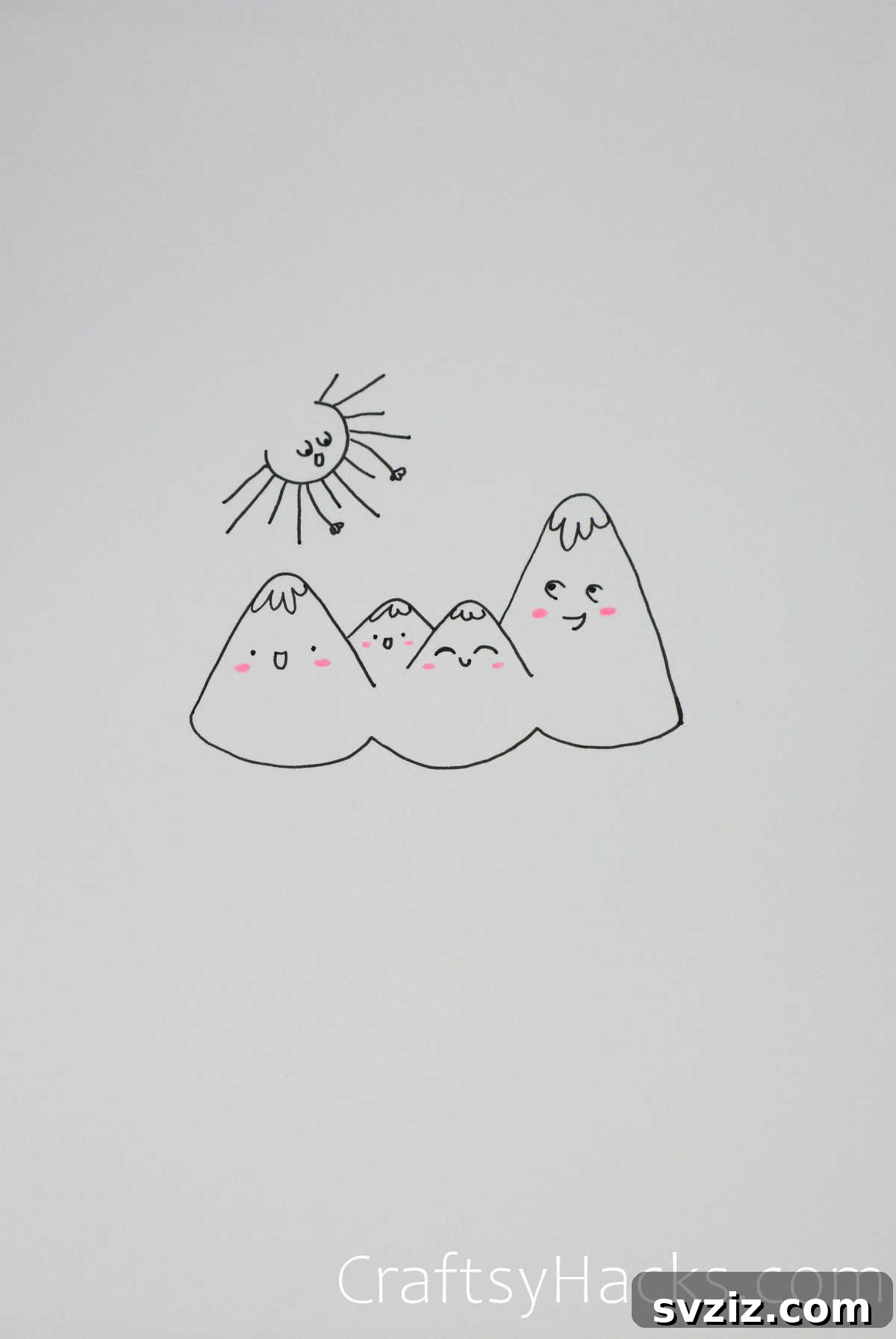 51 Adorable Drawing Prompts 18 mountains of emotion