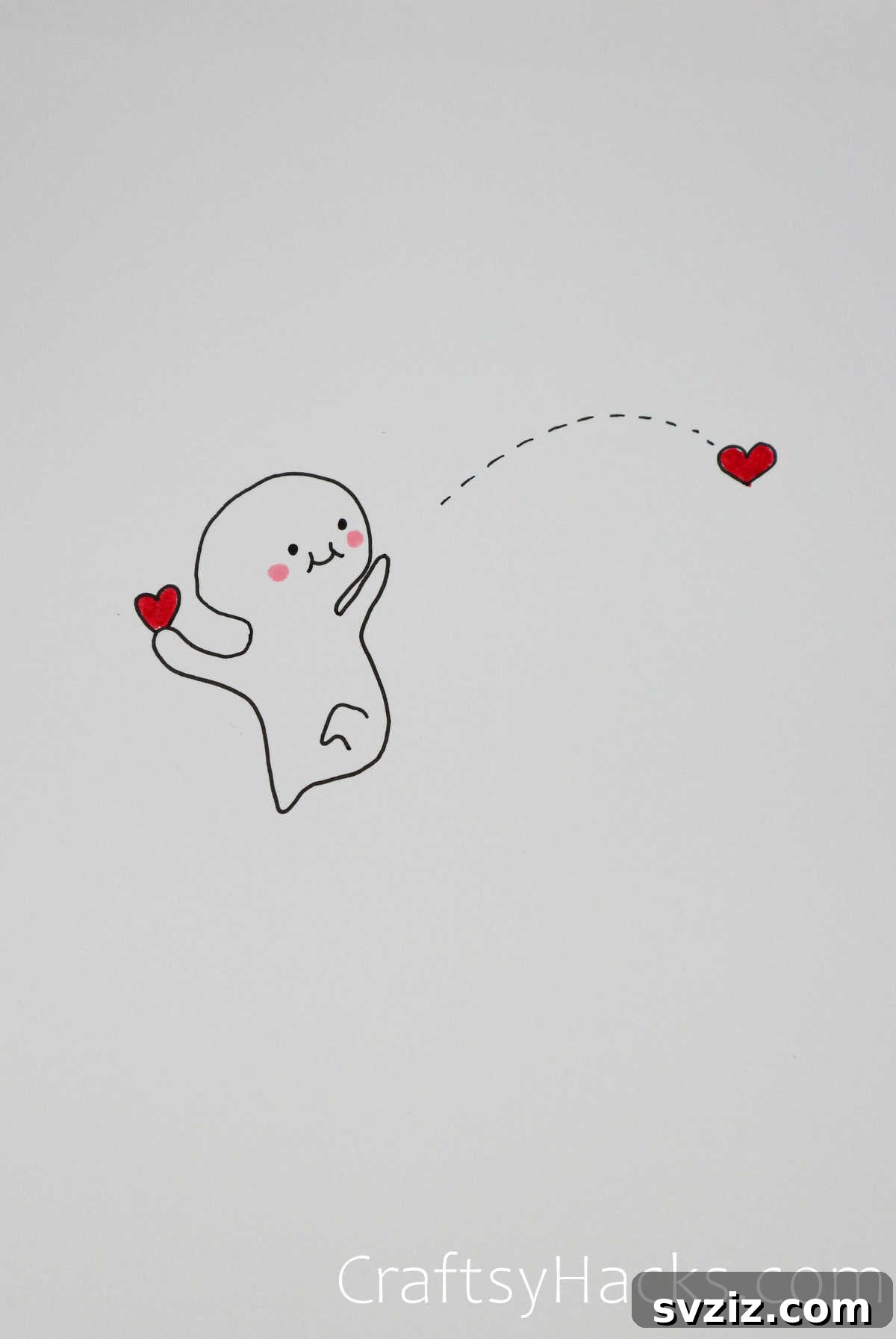 51 Adorable Drawing Prompts 24 sending love your way
