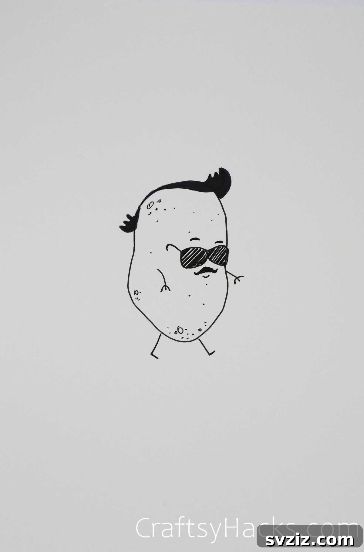 51 Adorable Drawing Prompts 34 whats up Spud