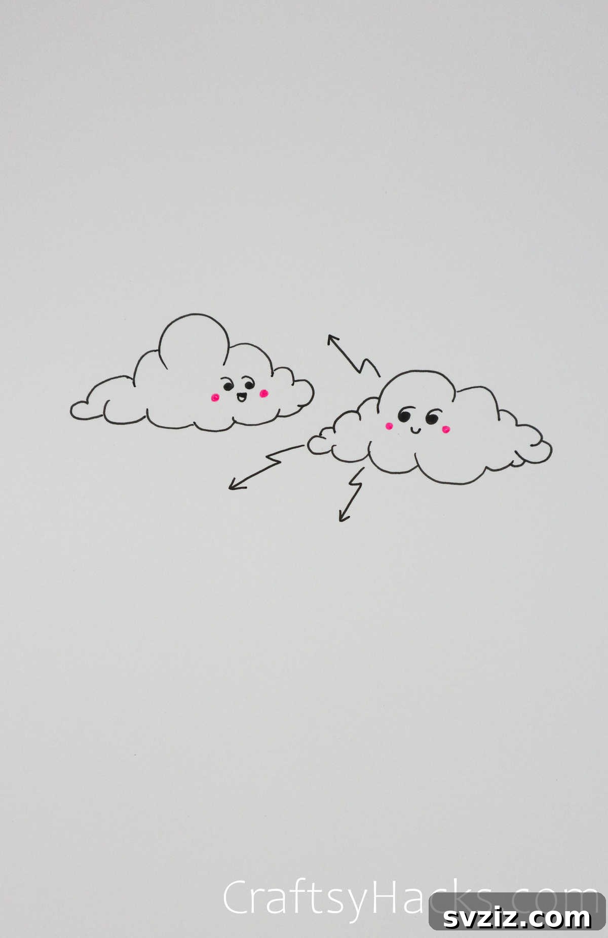 51 Adorable Drawing Prompts 47 clouds
