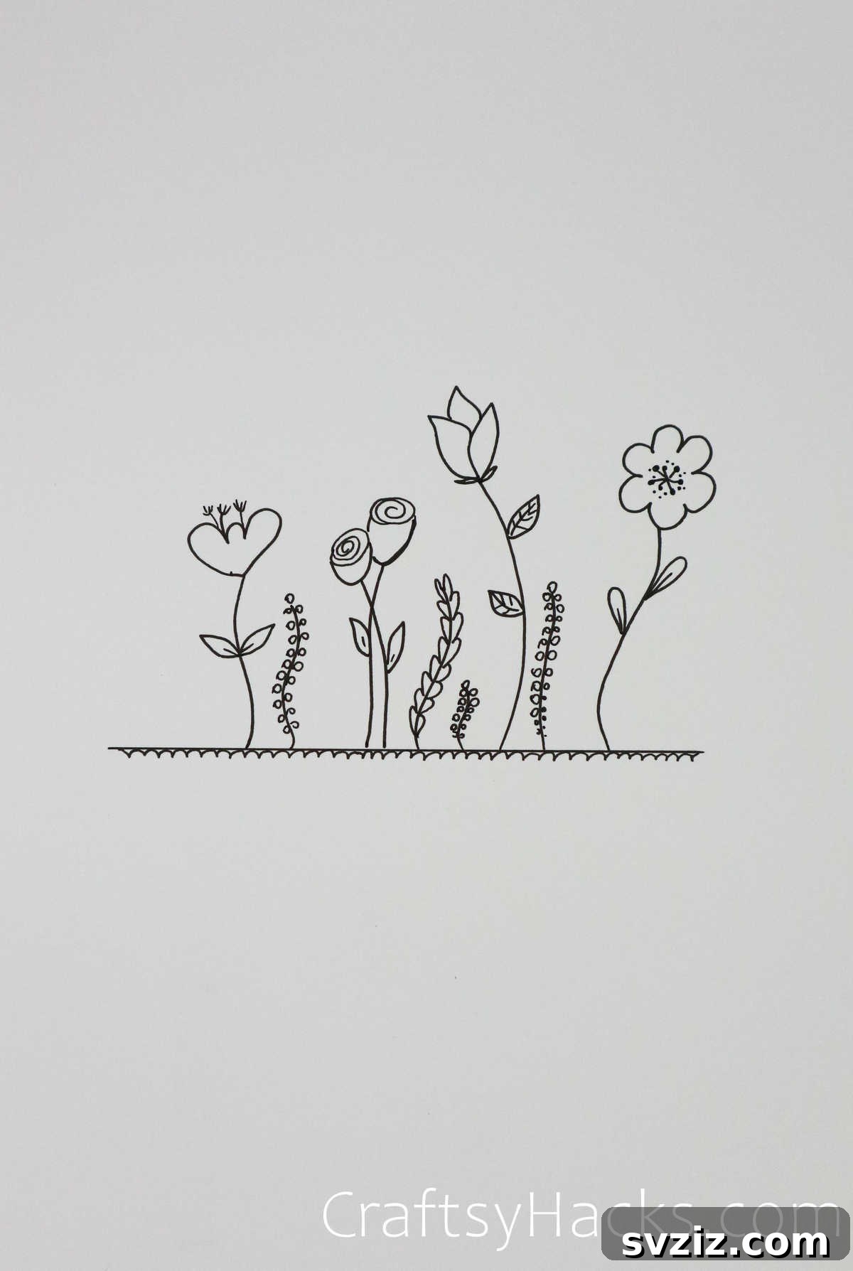 51 Adorable Drawing Prompts 52 flower garden blooms