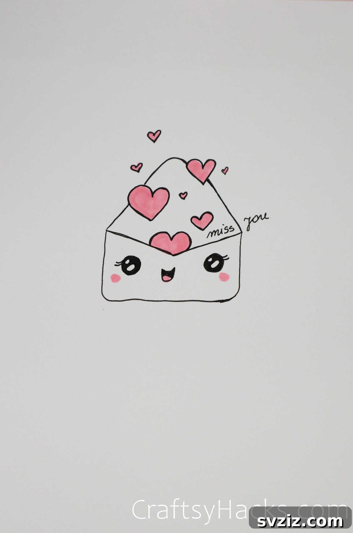 51 Adorable Drawing Prompts 9 love letter