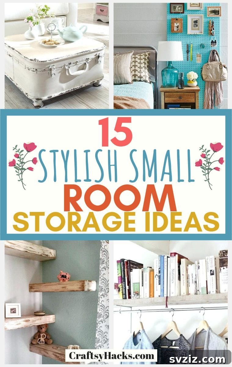 Small Room, Big Style: 15 Smart Storage Hacks to Maximize Your Space 2 Small Room Storage Hacks: Creative ideas to maximize space in tiny rooms