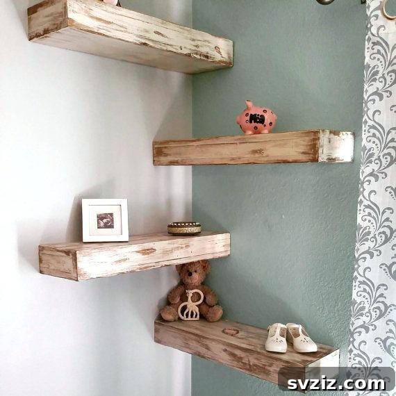 Corner Shelving Units for Maximizing Small Space