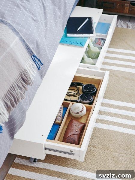 Underbed Storage Drawers for Efficient Space Saving