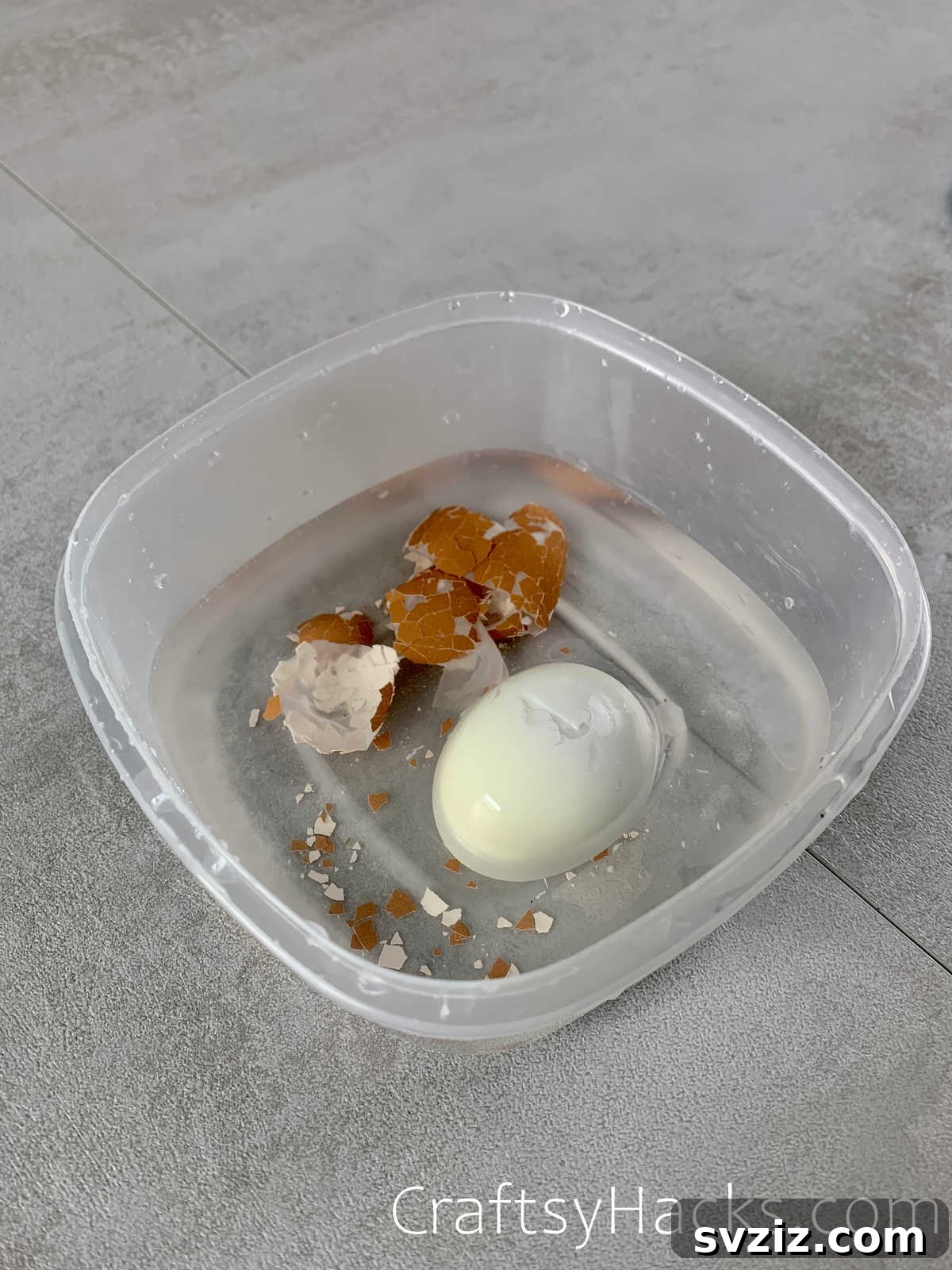 peel eggs hack