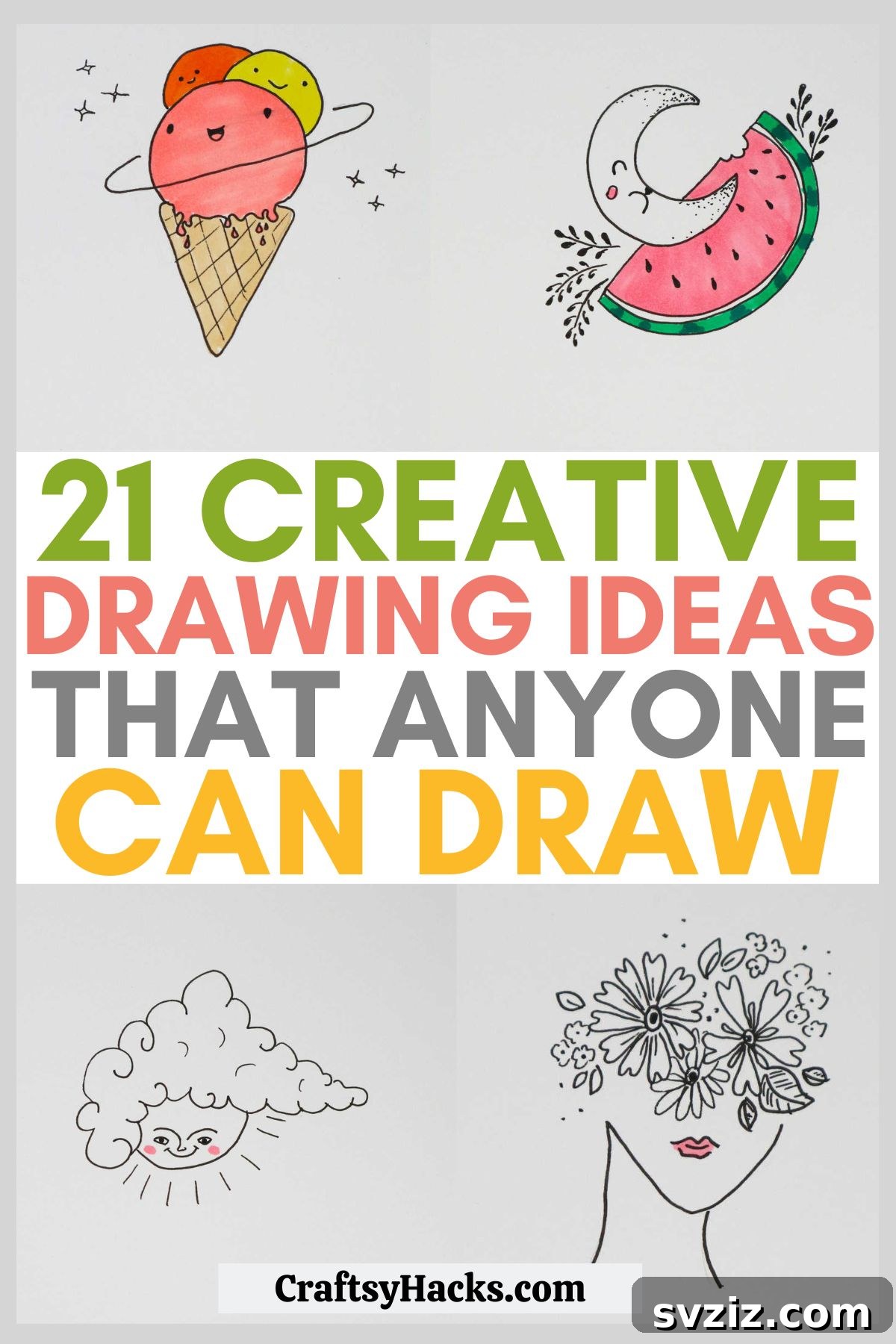easy drawing ideas for beginners