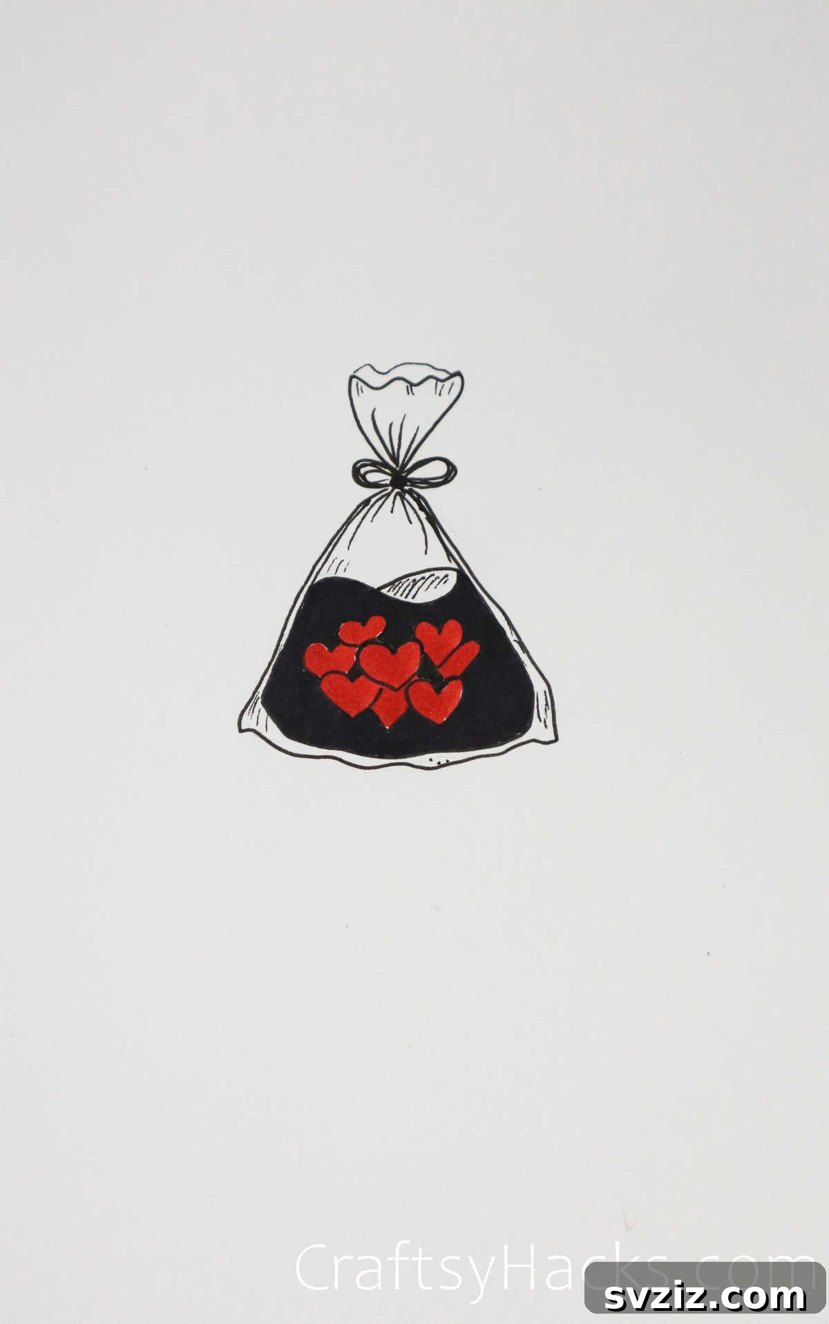bag full of love drawing