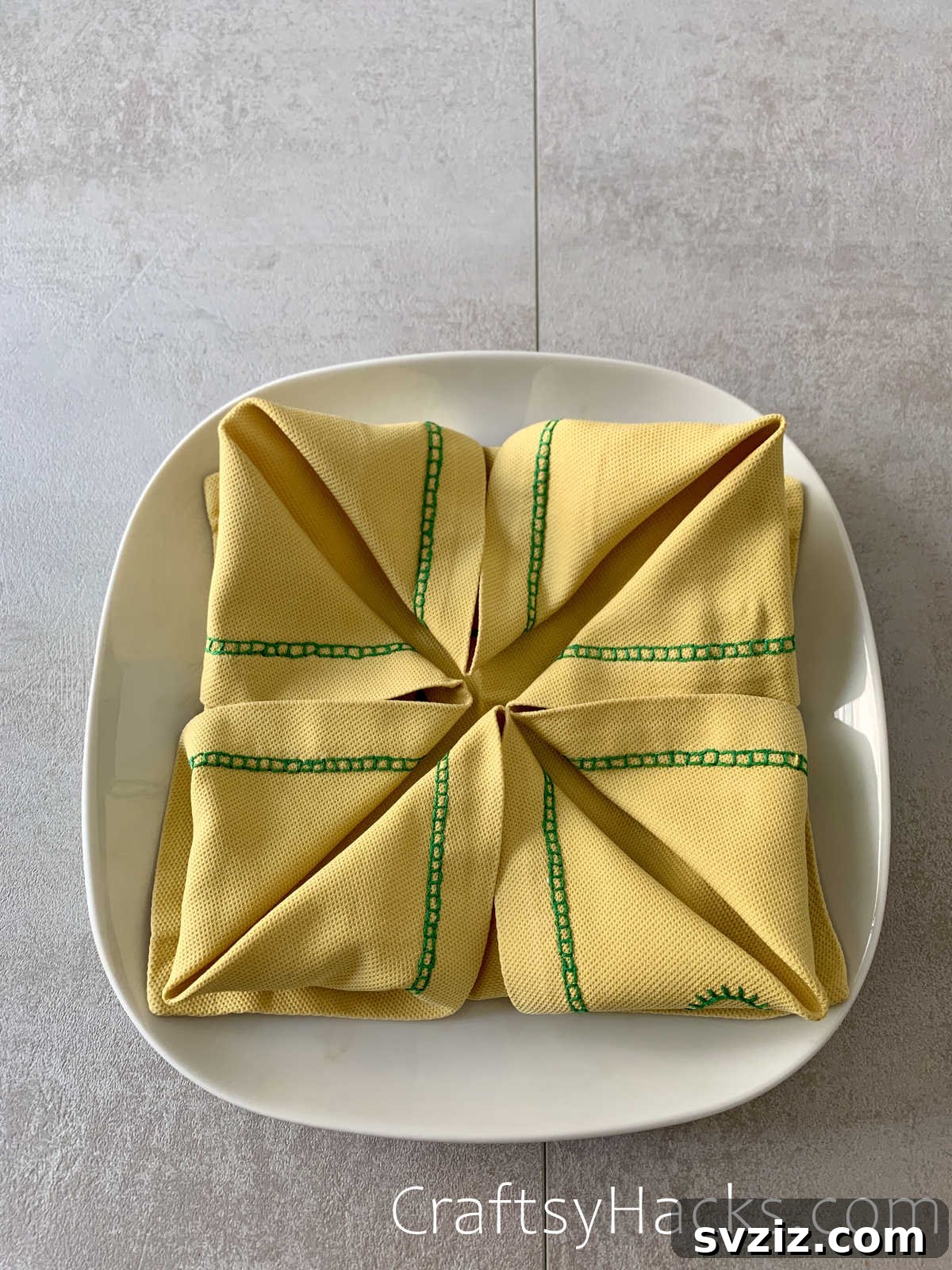 21 Genius Party Tricks 12 Elegant fancy napkin display for a party