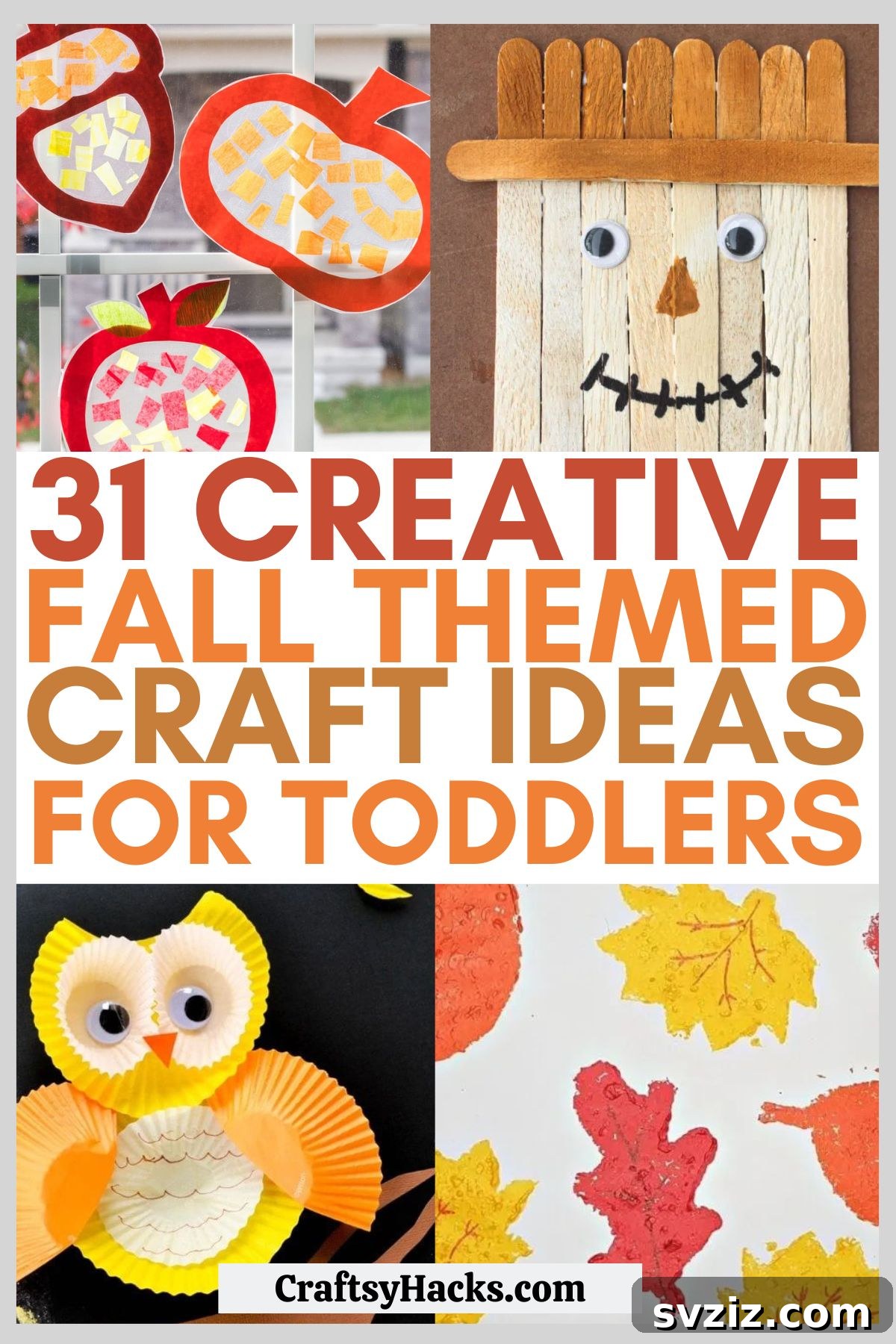 fall crafts for toddlers