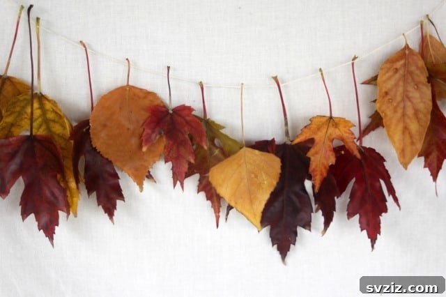 fall leaf garland